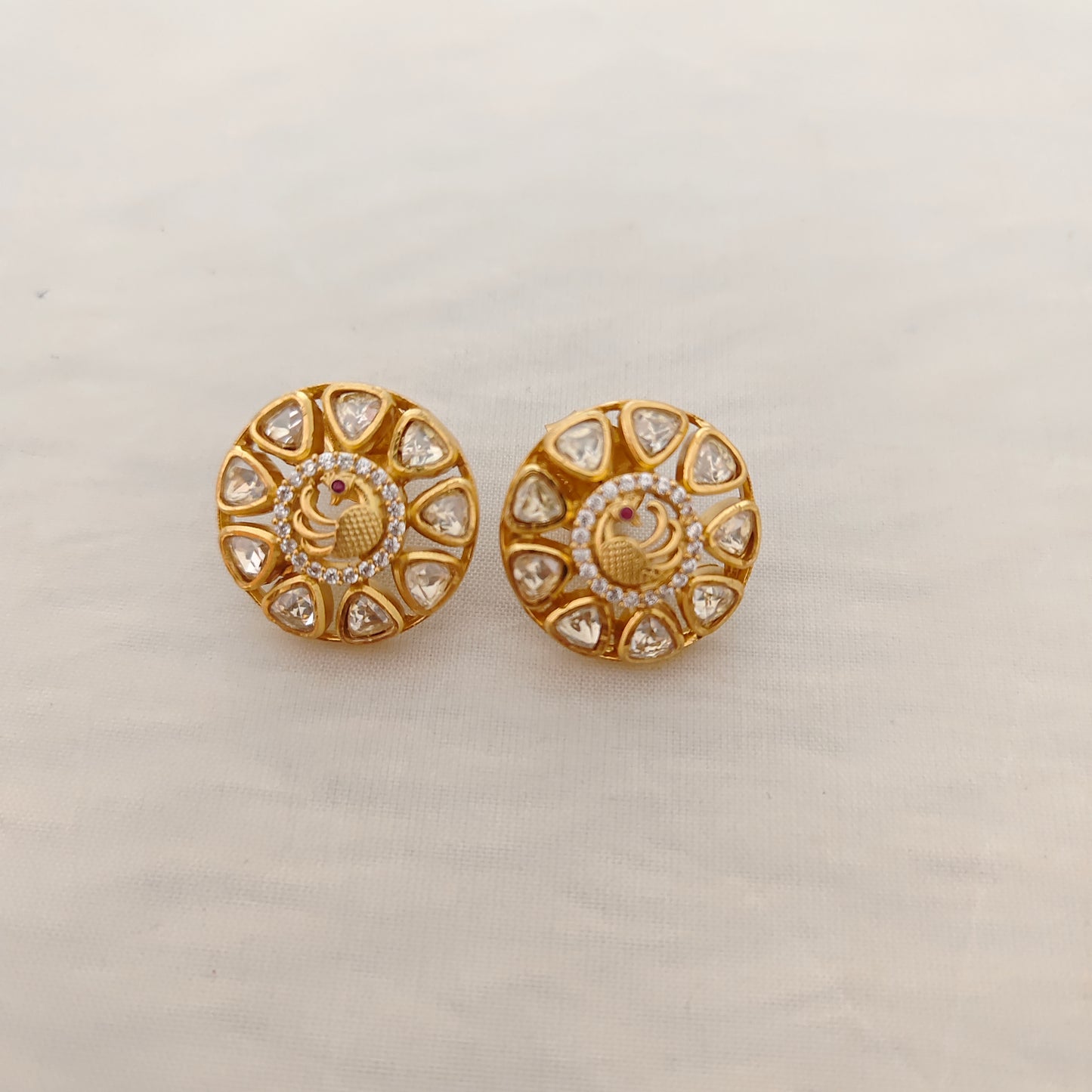 earrings silver mossiniate earrings -rcp075 92.5 silver ramala jewelry / ramala collections