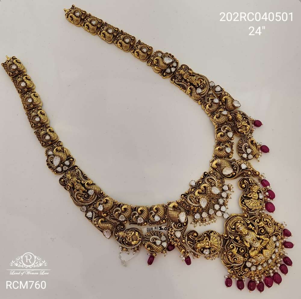 haram silver moissanite peacock design haram-rcm760 moissanite 92.5 silver ramala jewelry / ramala collections