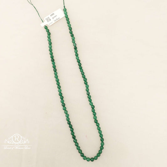 4MM Green Zaid Round Beads-MJ10-1