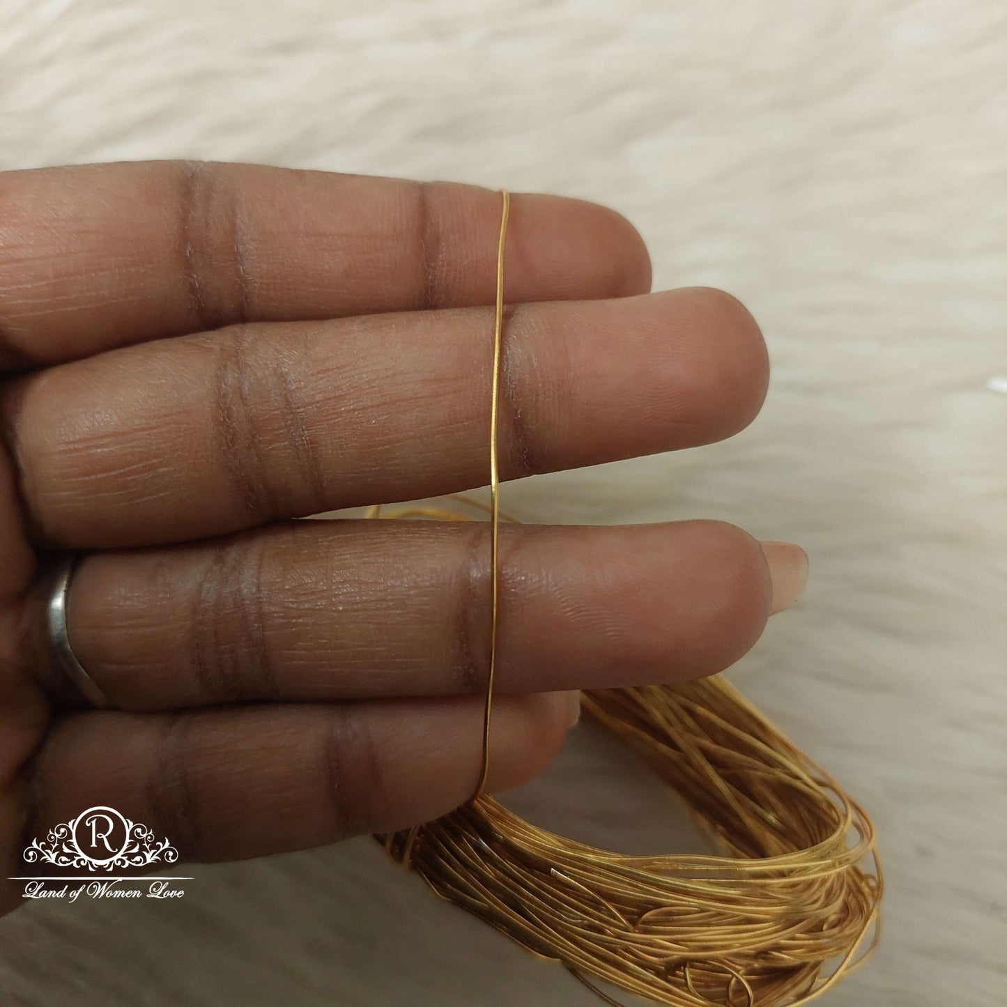 Silver Beads Making Kattu Theega 1Mtr-JR102