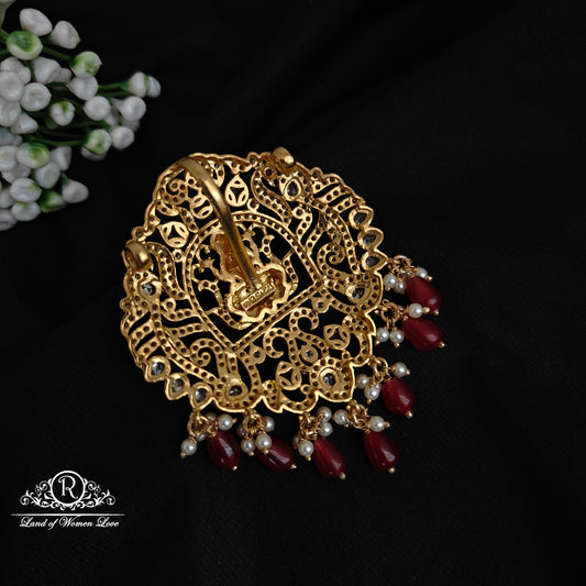 Silver lakshmi devi pendant -RC06M336