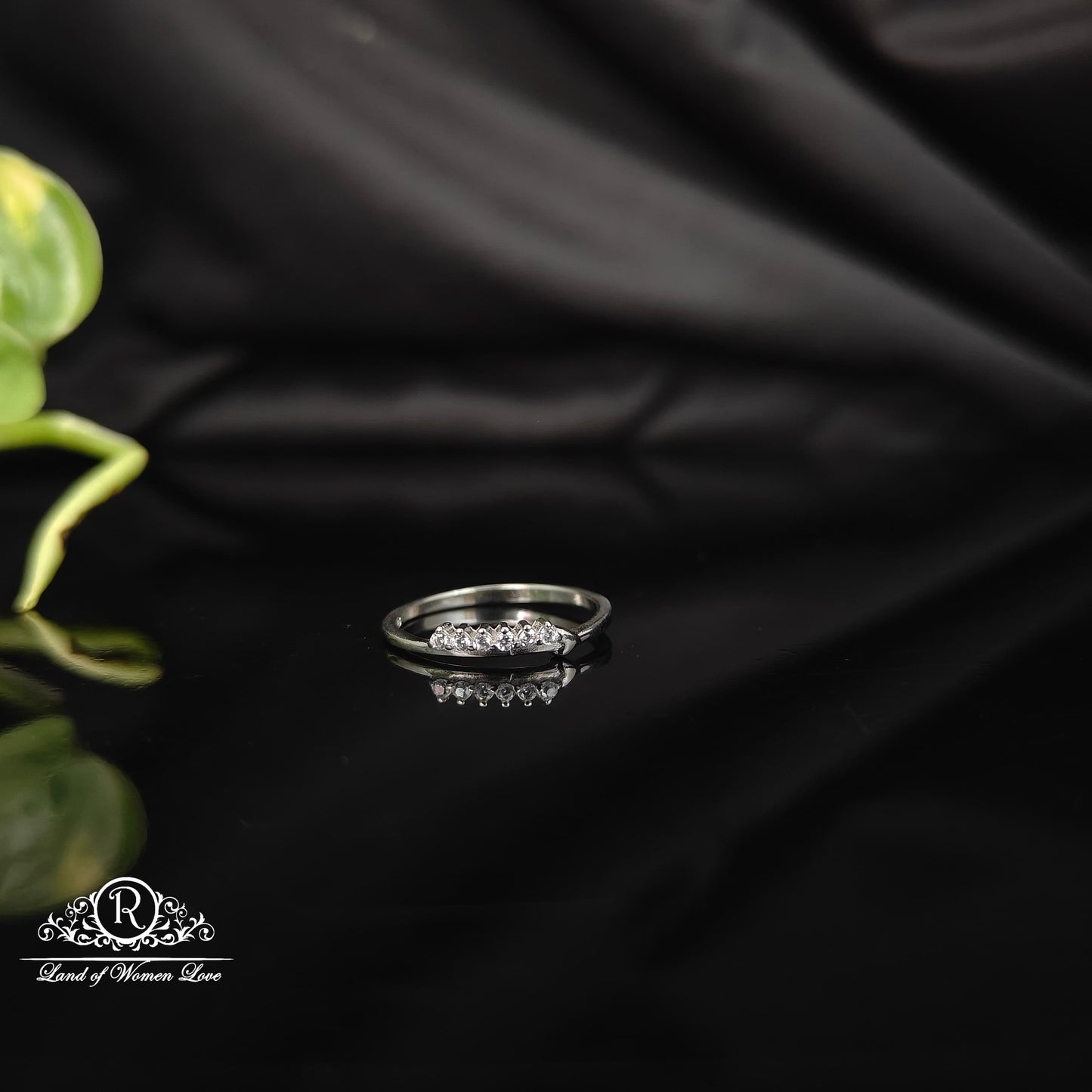 ring silver rodhium polish finger ring -rcra78 92.5 silver ramala jewelry / ramala collections