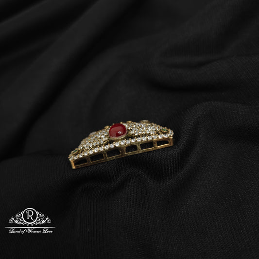 92.5 Silver Victorian peacock design side locket-RCP102