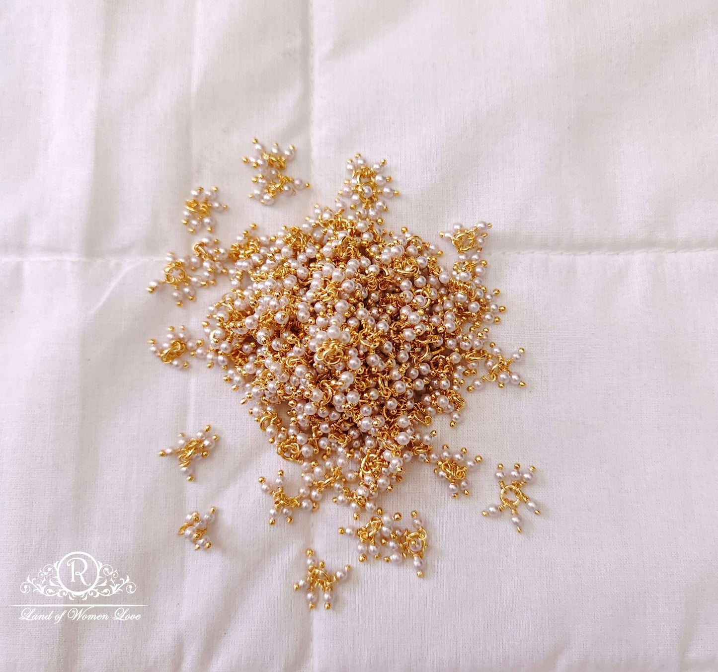 silver pears small with gold polish -rcjr261 92.5 silver ramala jewelry / ramala collections