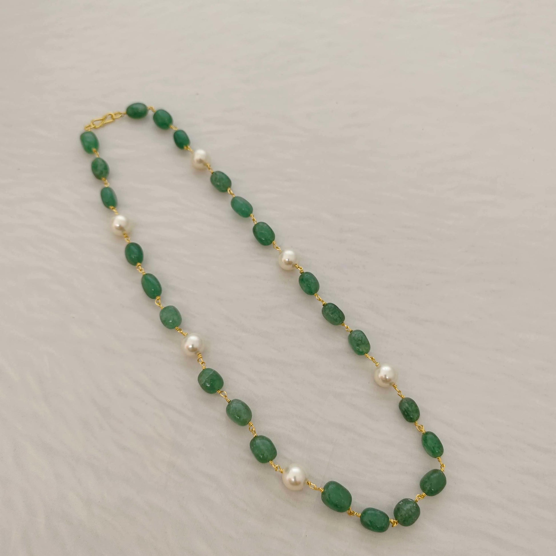 chain silver emrold chain-rch382 92.5 silver ramala jewelry / ramala collections