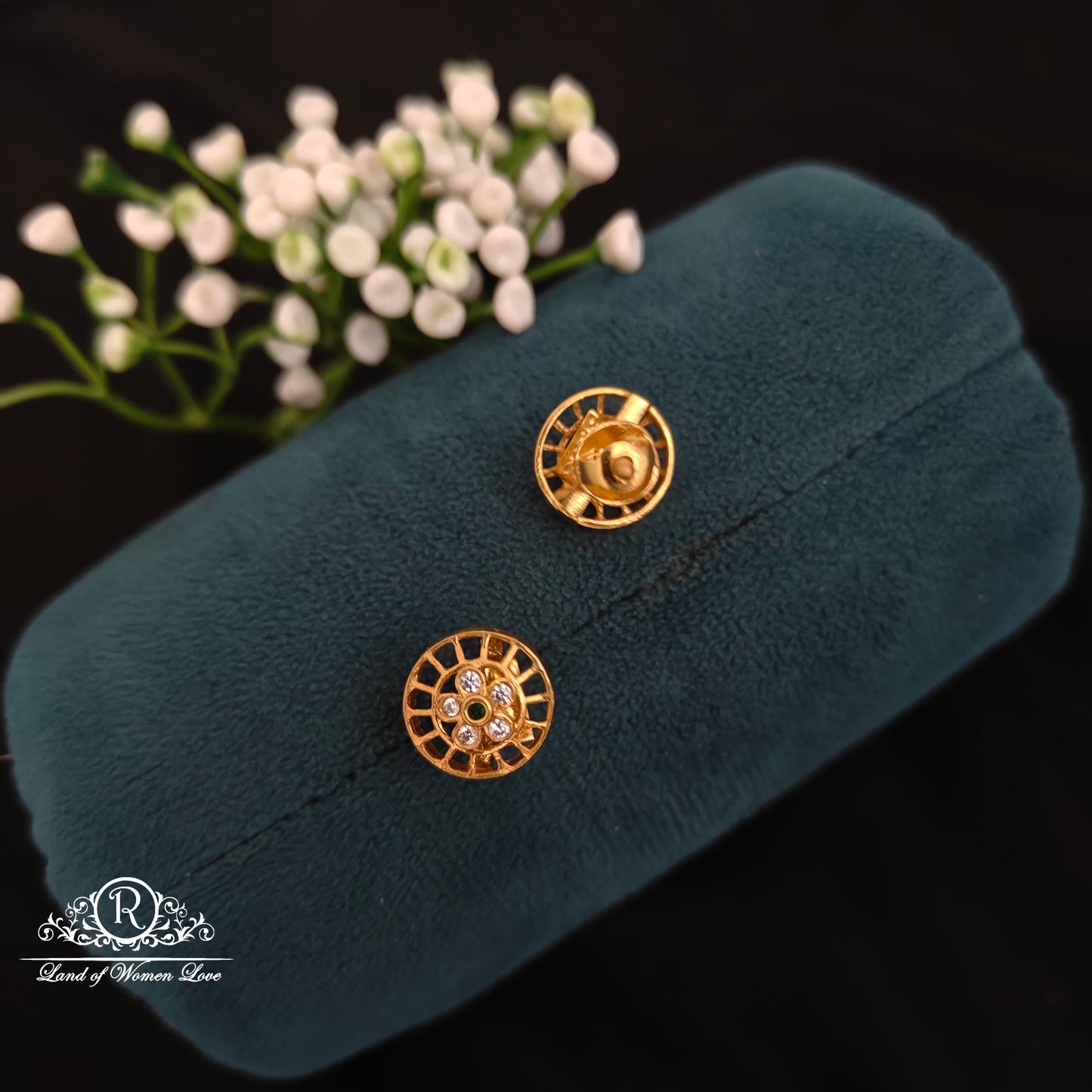 Silver cute and beautiful Earrings -RCDS0485