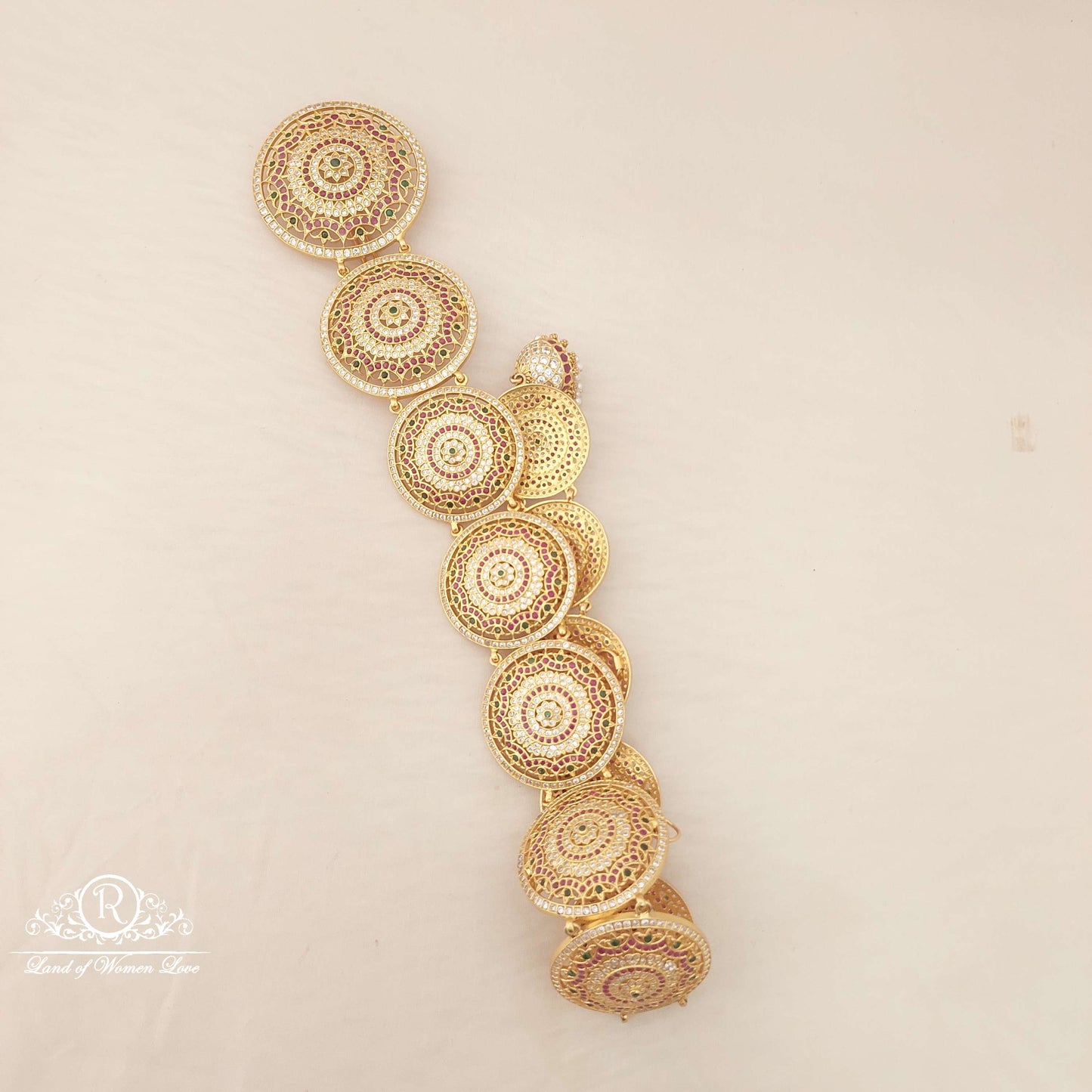 Silver Long Jada Billalu Design-H073