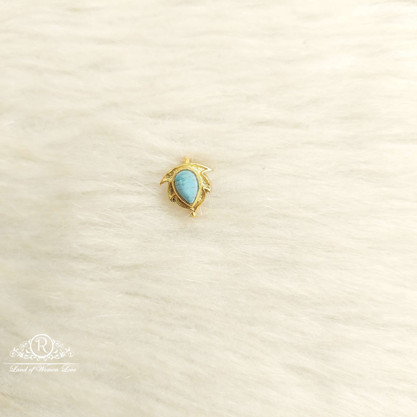 silver nose pins-sa286 92.5 silver ramala jewelry / ramala collections