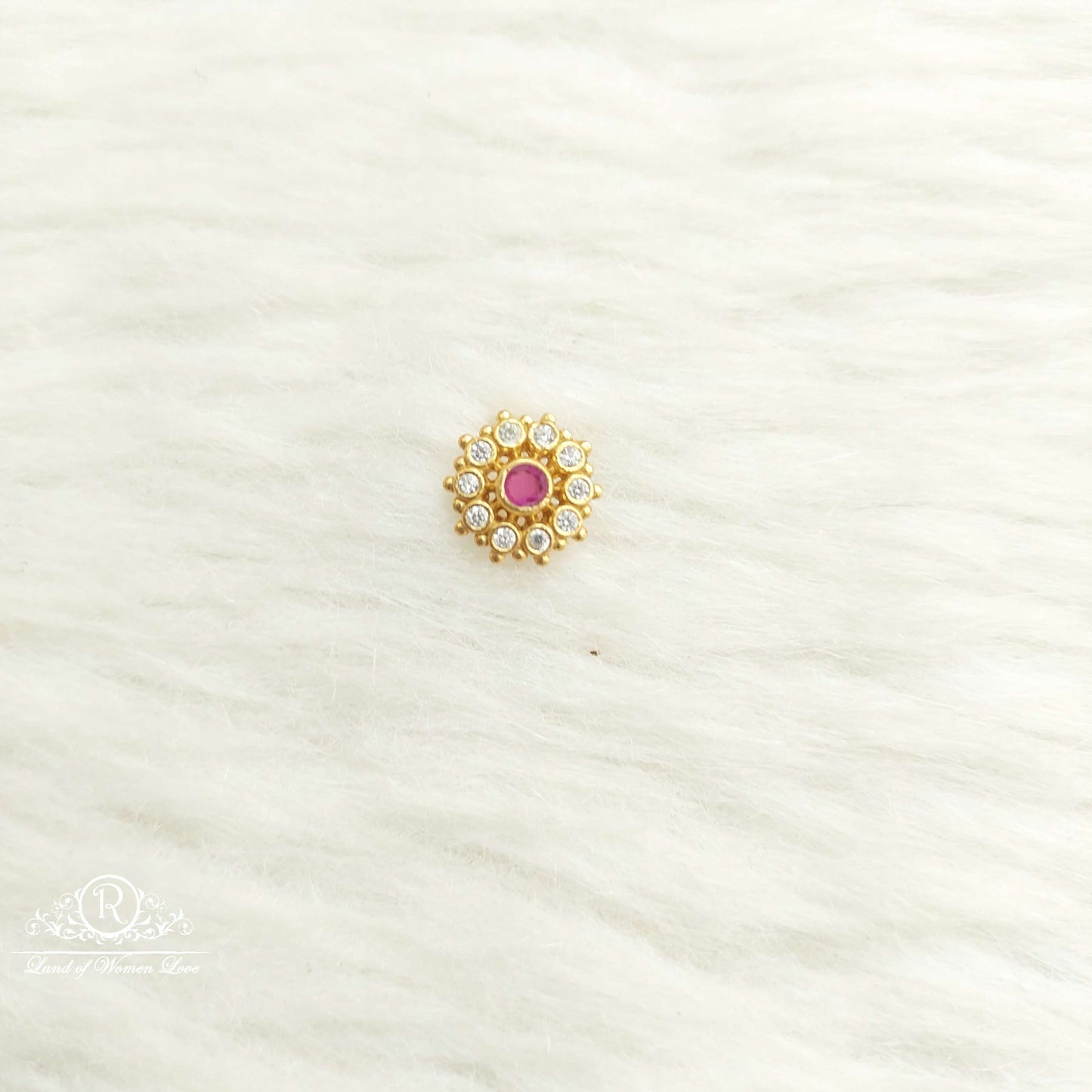 nose pin silver nose pins-sa506 92.5 silver ramala jewelry / ramala collections