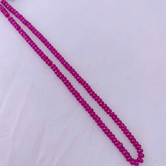 Kempu pumpkin Beads crts beads -RCMJ111