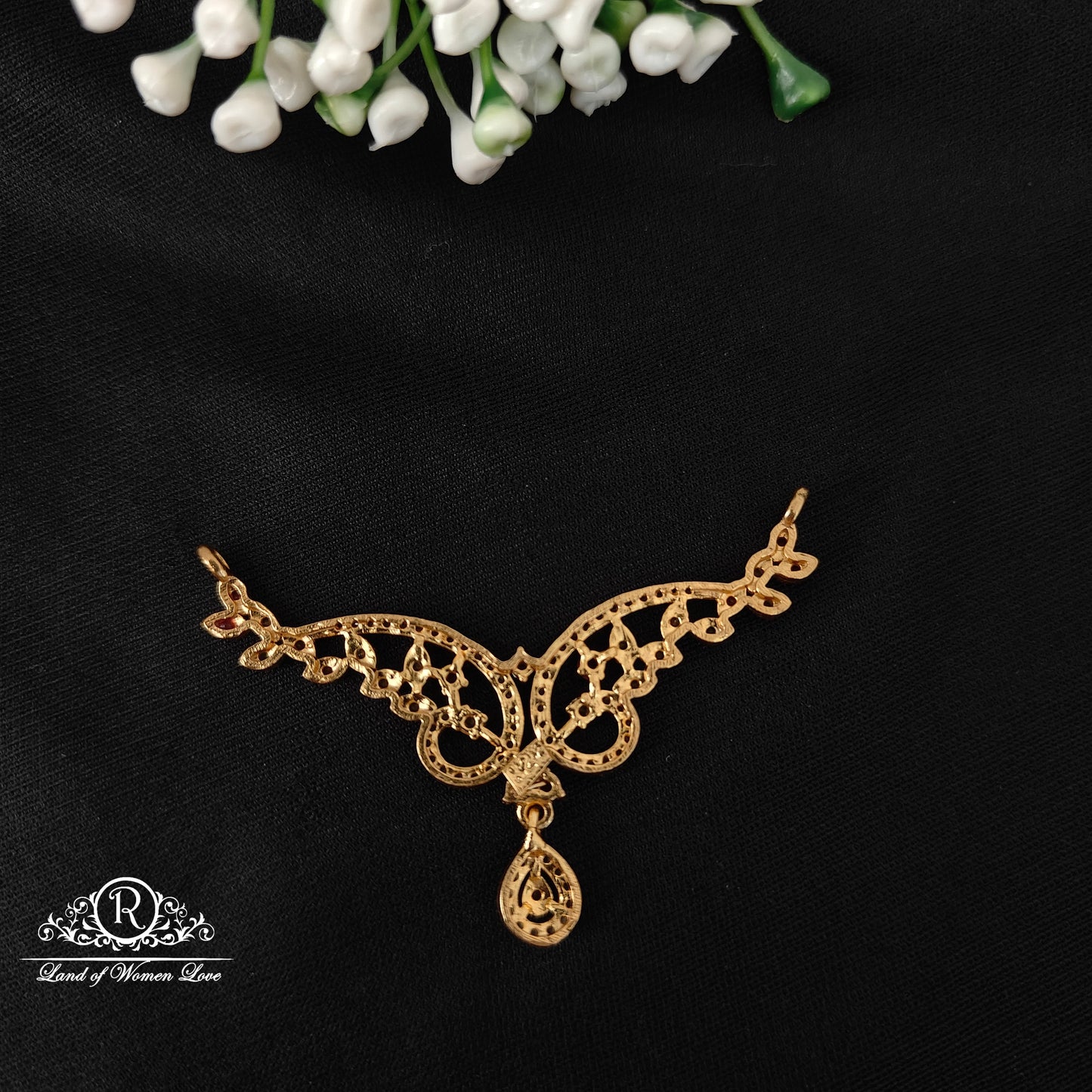 92.5  Silver Simple and Cute Mala locket -RCJR988