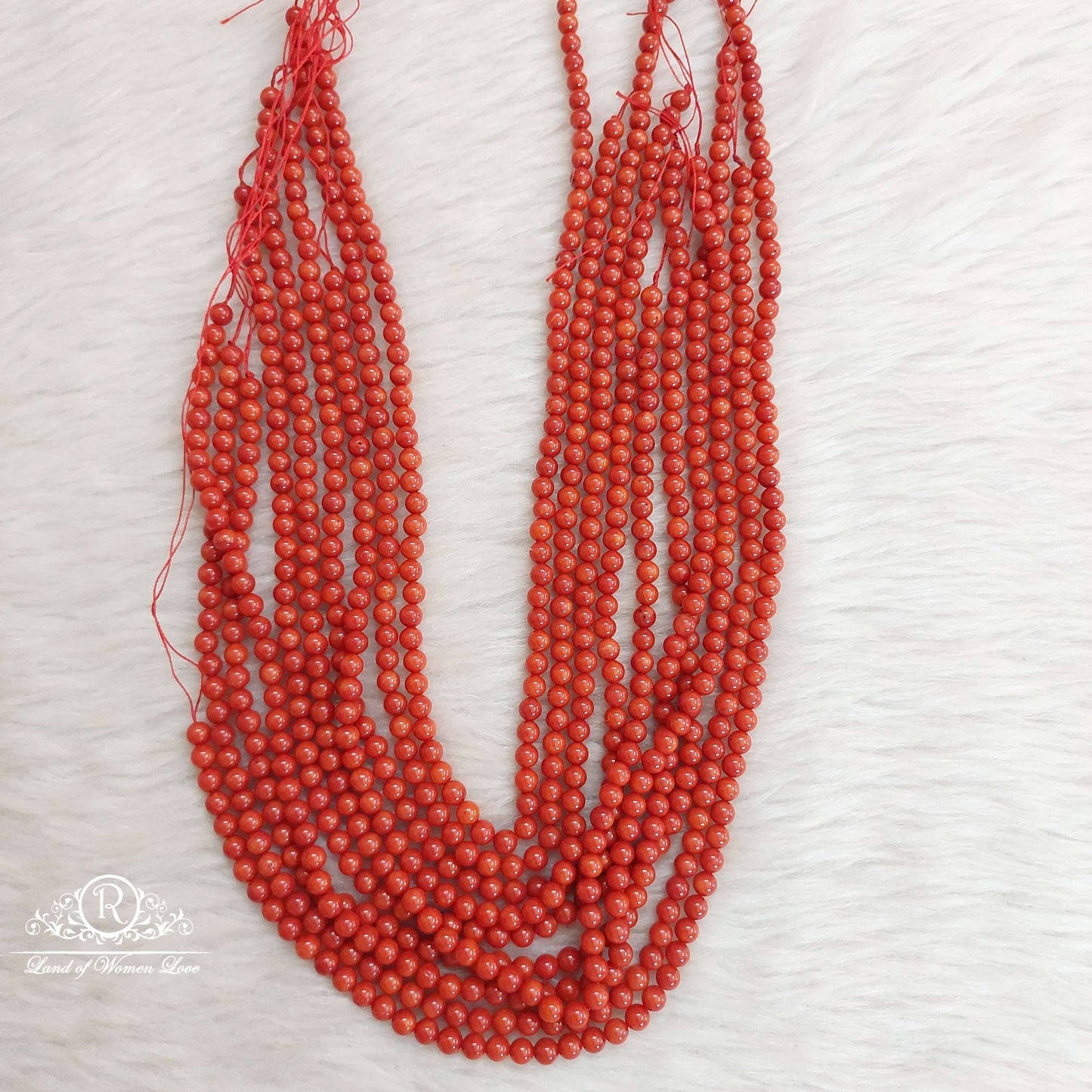 Coral 5mm Beads-B029