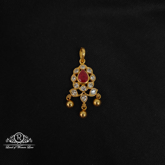 pendant silver white stone pendant -rccp304 ruby 92.5 silver ramala jewelry / ramala collections