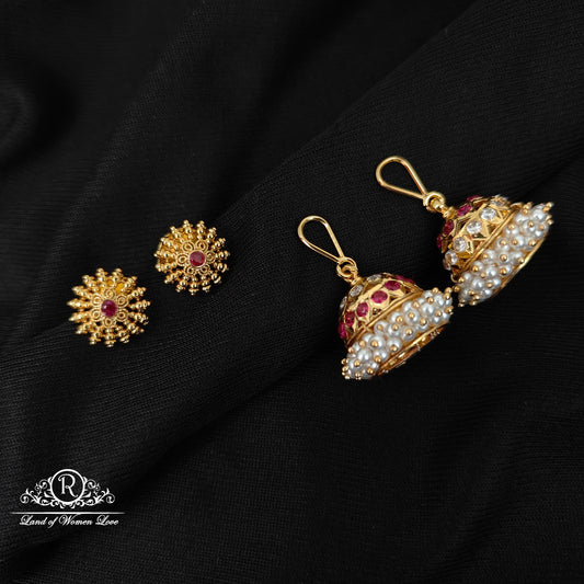 92.5 Silver detachable jhumkas-RCK190-2