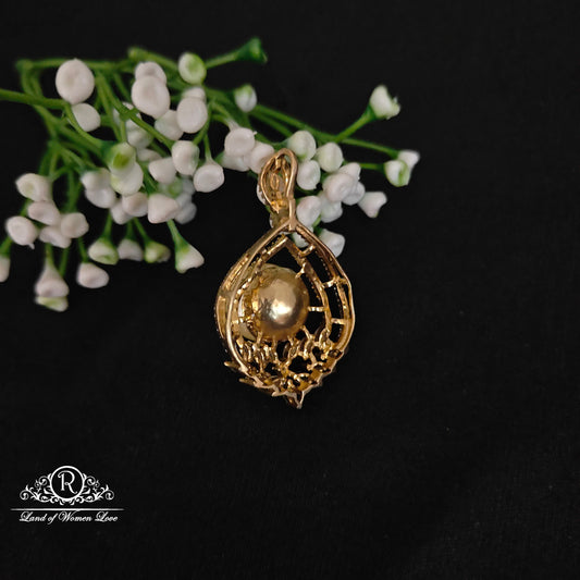 Silver CZ- stone pendant -RCNJ012