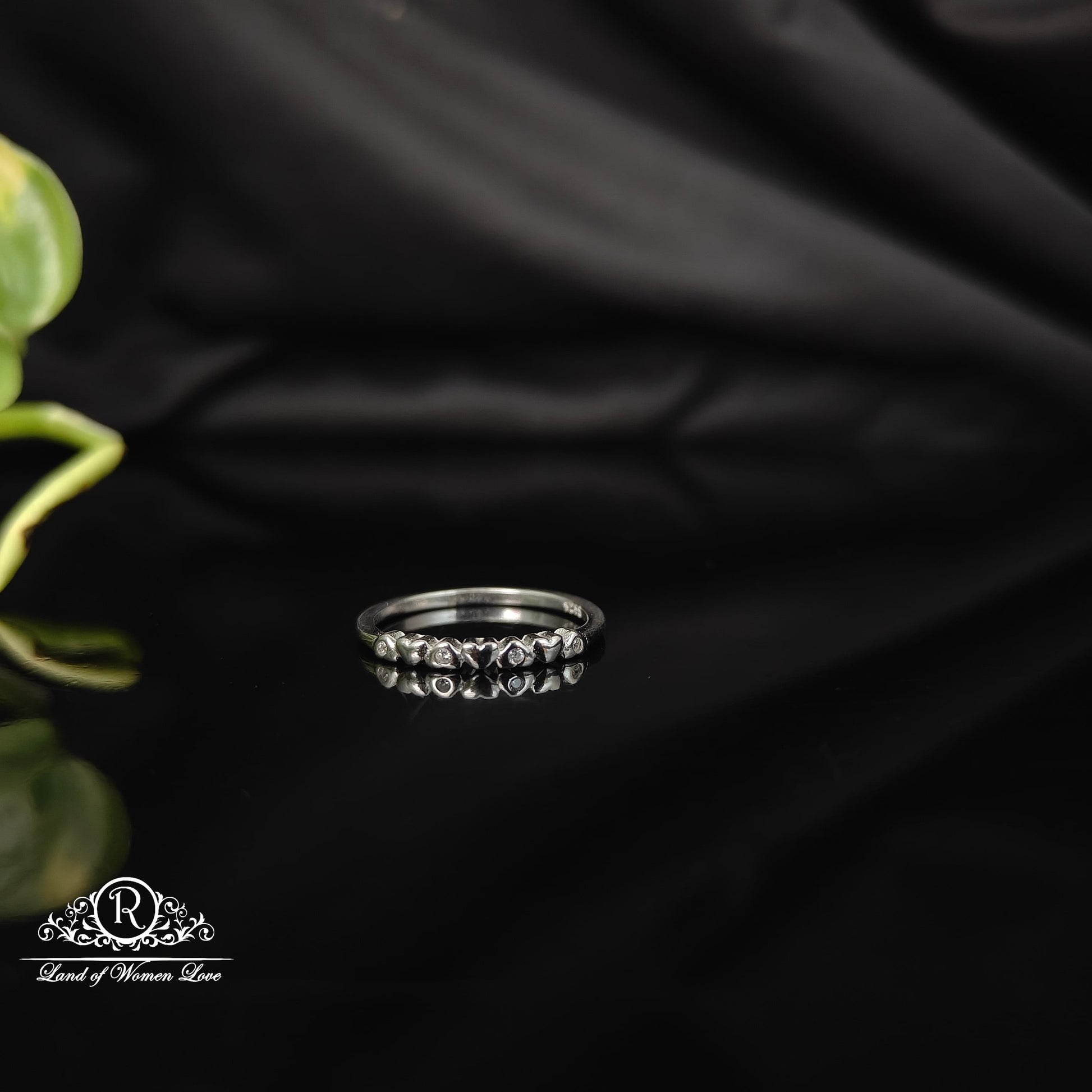 ring silver rodhium polish finger ring -rcra75 92.5 silver ramala jewelry / ramala collections