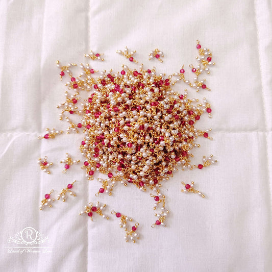 silver gold polish pears is red -rcjr260 92.5 silver ramala jewelry / ramala collections