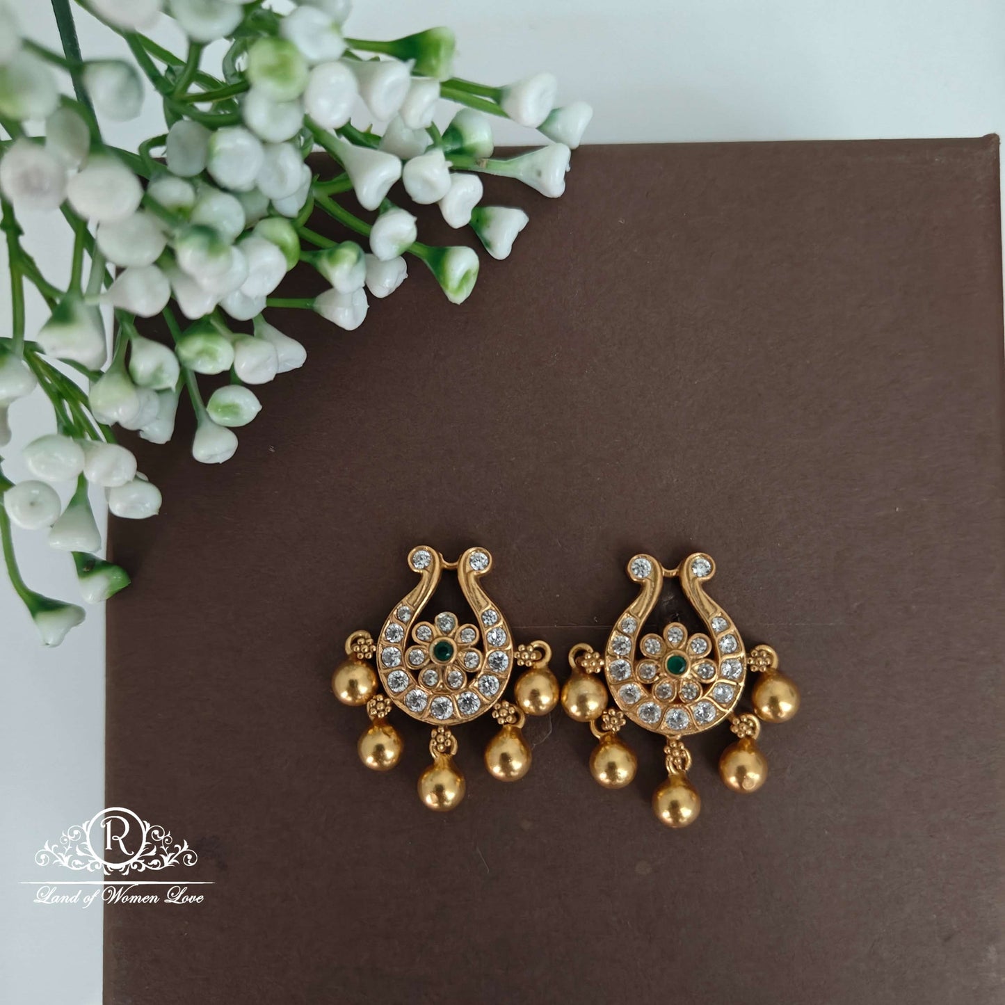 earrings silver earrings-rc85-70cp106 92.5 silver ramala jewelry / ramala collections