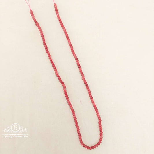 2*3 Red Zaid Bati Beads-MJ12