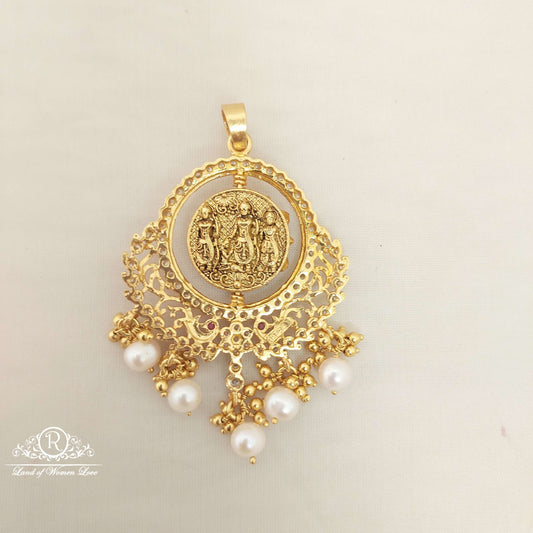 Silver CZ-Stones Double Side Locket-M114