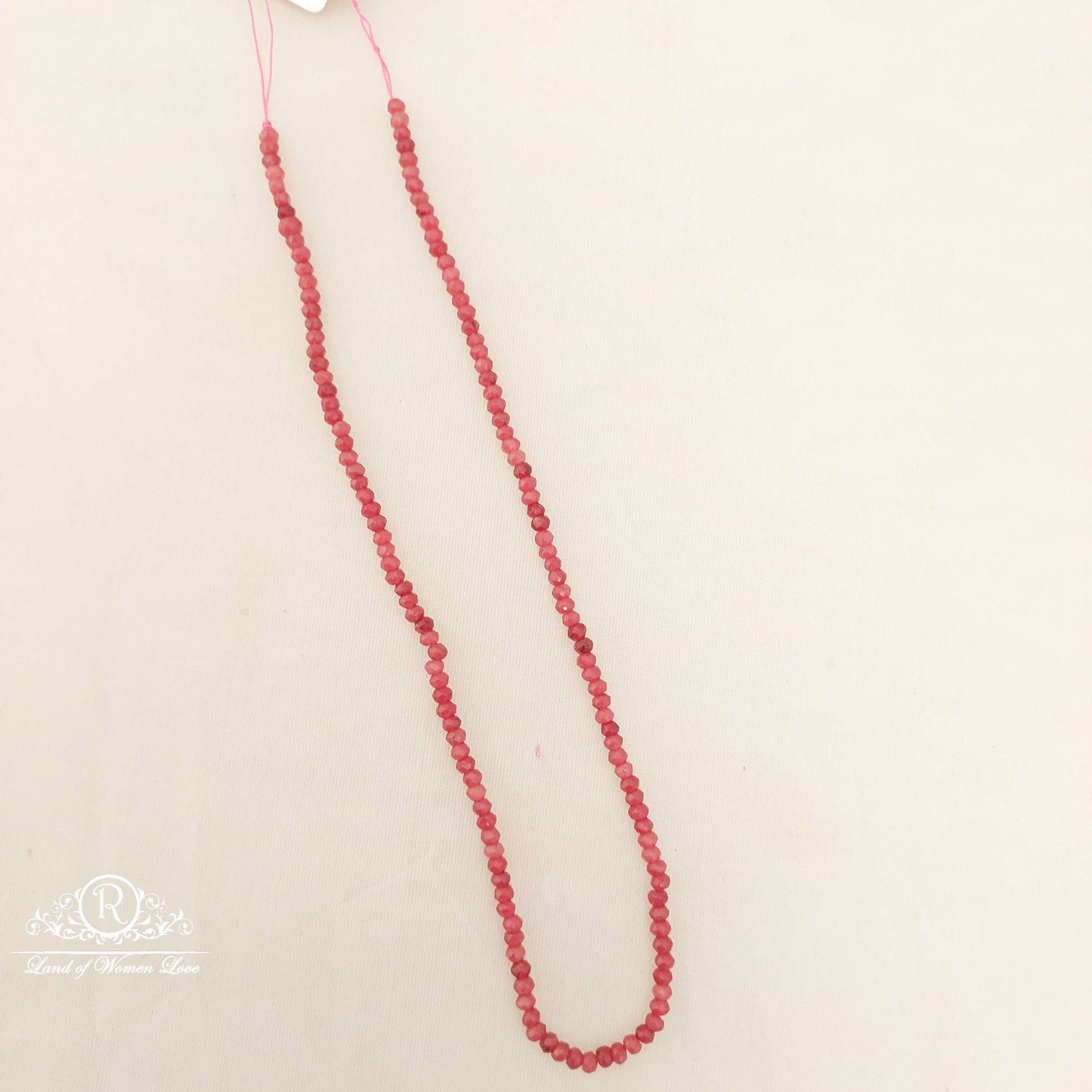 2*3 Red Zaid Bati Beads-MJ12
