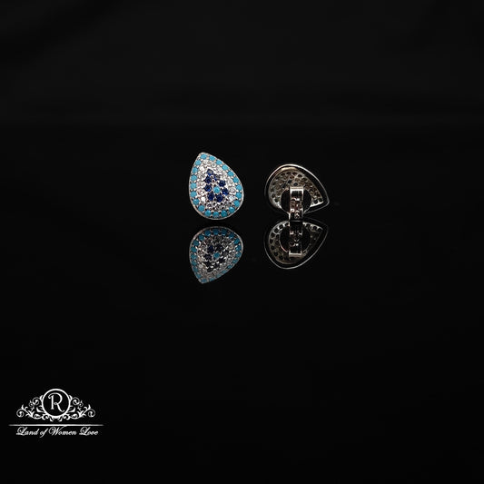 Silver earrings -RCHS38-13