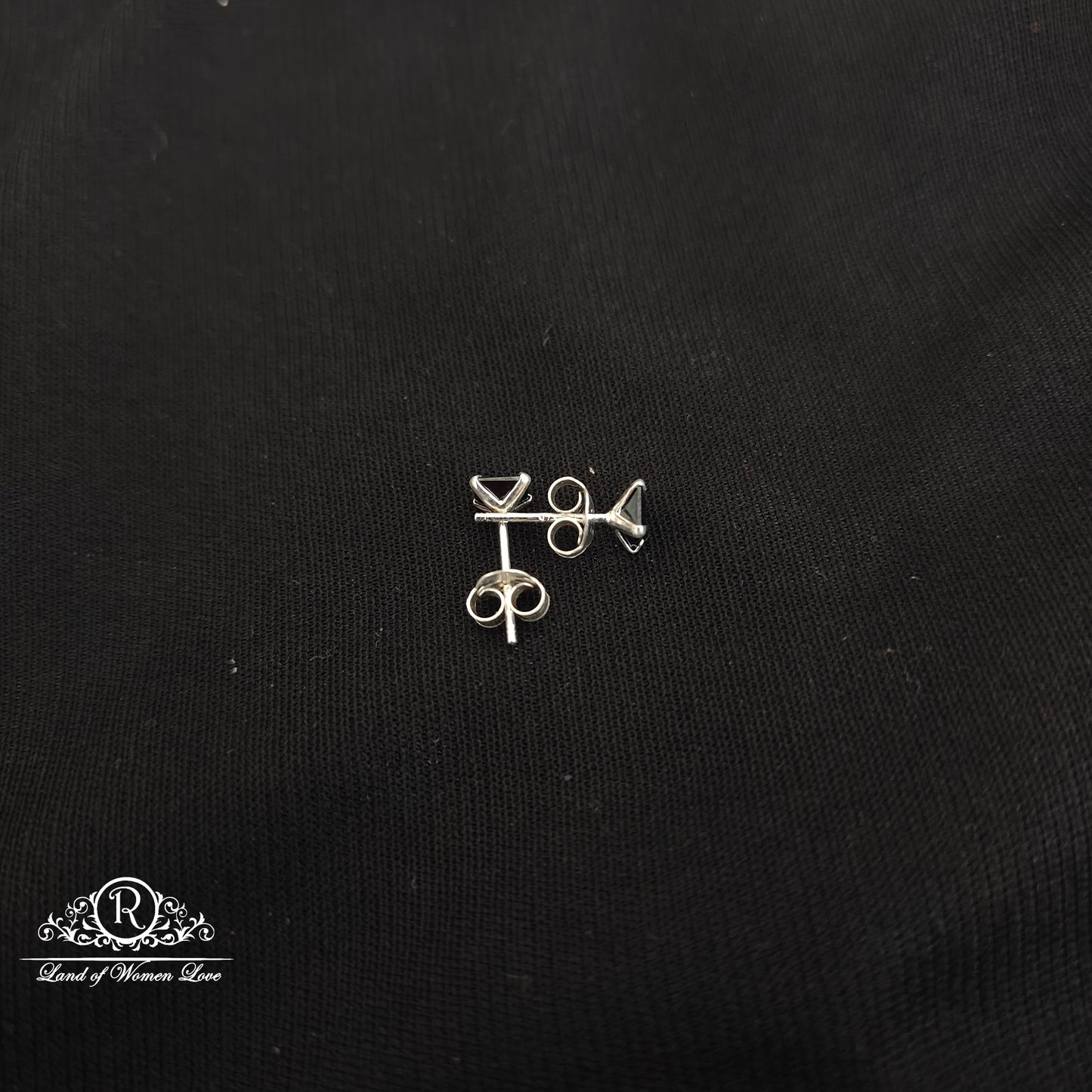 92.5 silver simple and Cute earrings - RCHS52-4