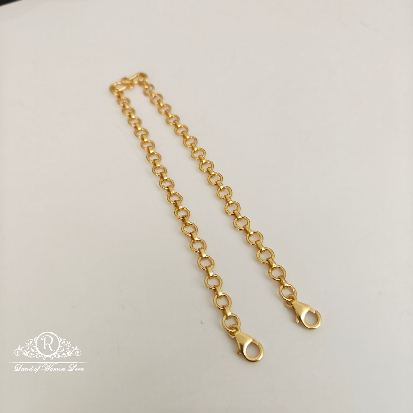 chain silver rings back chain-sa176 92.5 silver ramala jewelry / ramala collections