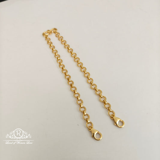 chain silver rings back chain-sa176 92.5 silver ramala jewelry / ramala collections