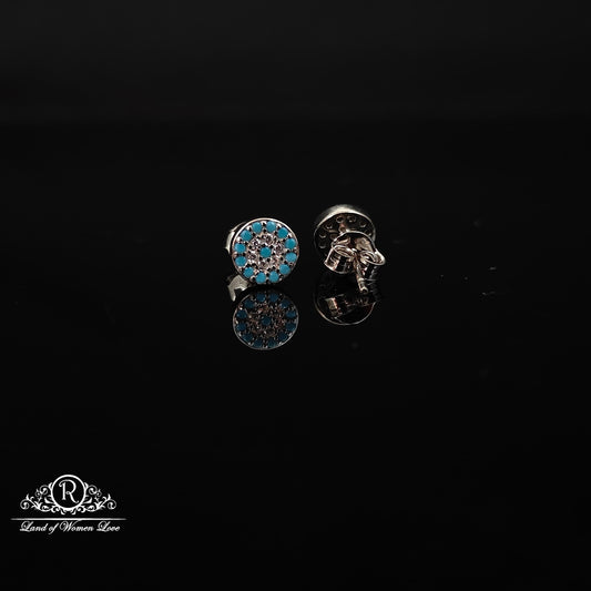 Silver earrings -RCHS38-9