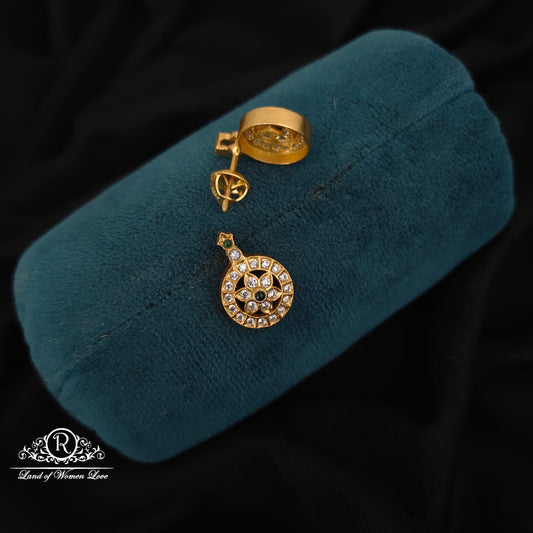 92.5 Silver Earrings-RCM293