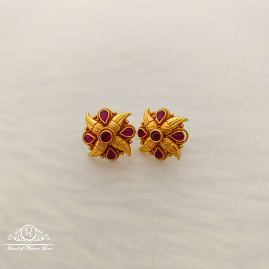 Silver gold replica earrings -RCV245
