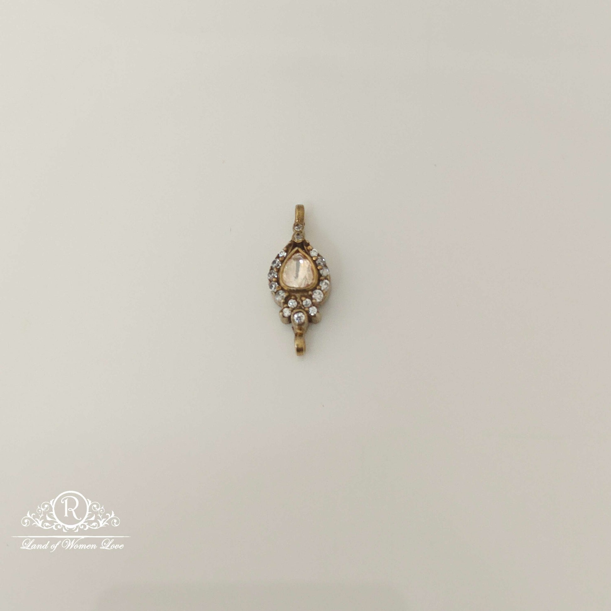 silver moissanite design small locket-rcmj191 moissanite 92.5 silver ramala jewelry / ramala collections