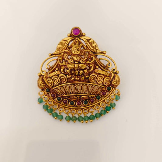 pendant silver lakshmidevi pendant design-rcjr589 92.5 silver ramala jewelry / ramala collections