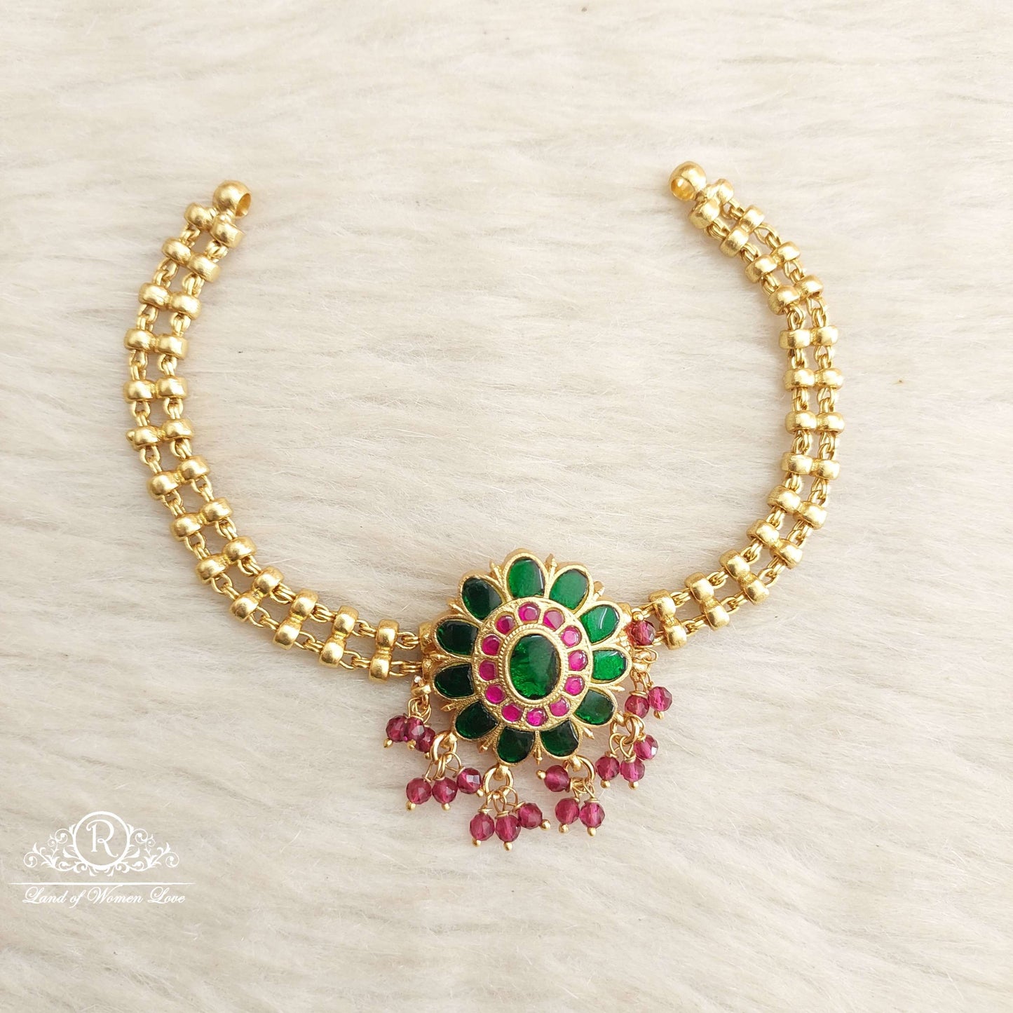 silver kundan chocker-sa245 kundan 92.5 silver ramala jewelry / ramala collections