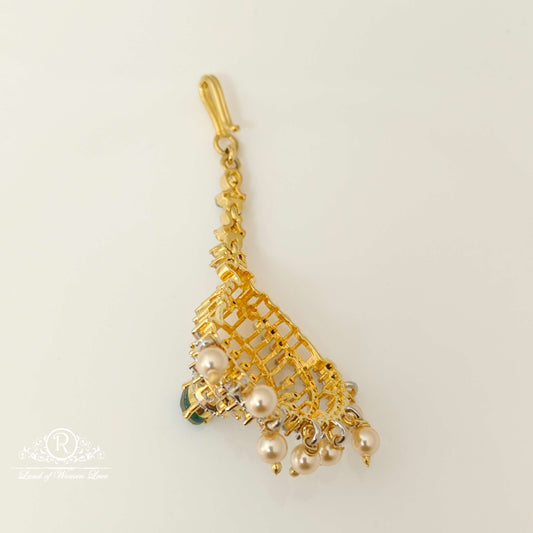 Silver Diamond Replica Design CZ-Stones Tikkas-RCCP36