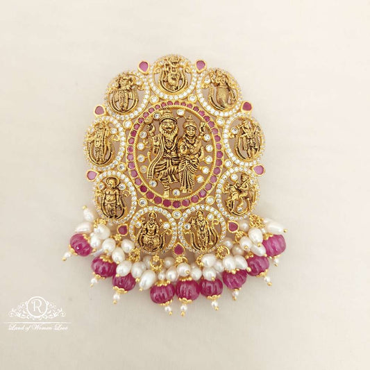 silver dasaavatharam narasimha swamy locket-m150 92.5 silver ramala jewelry / ramala collections