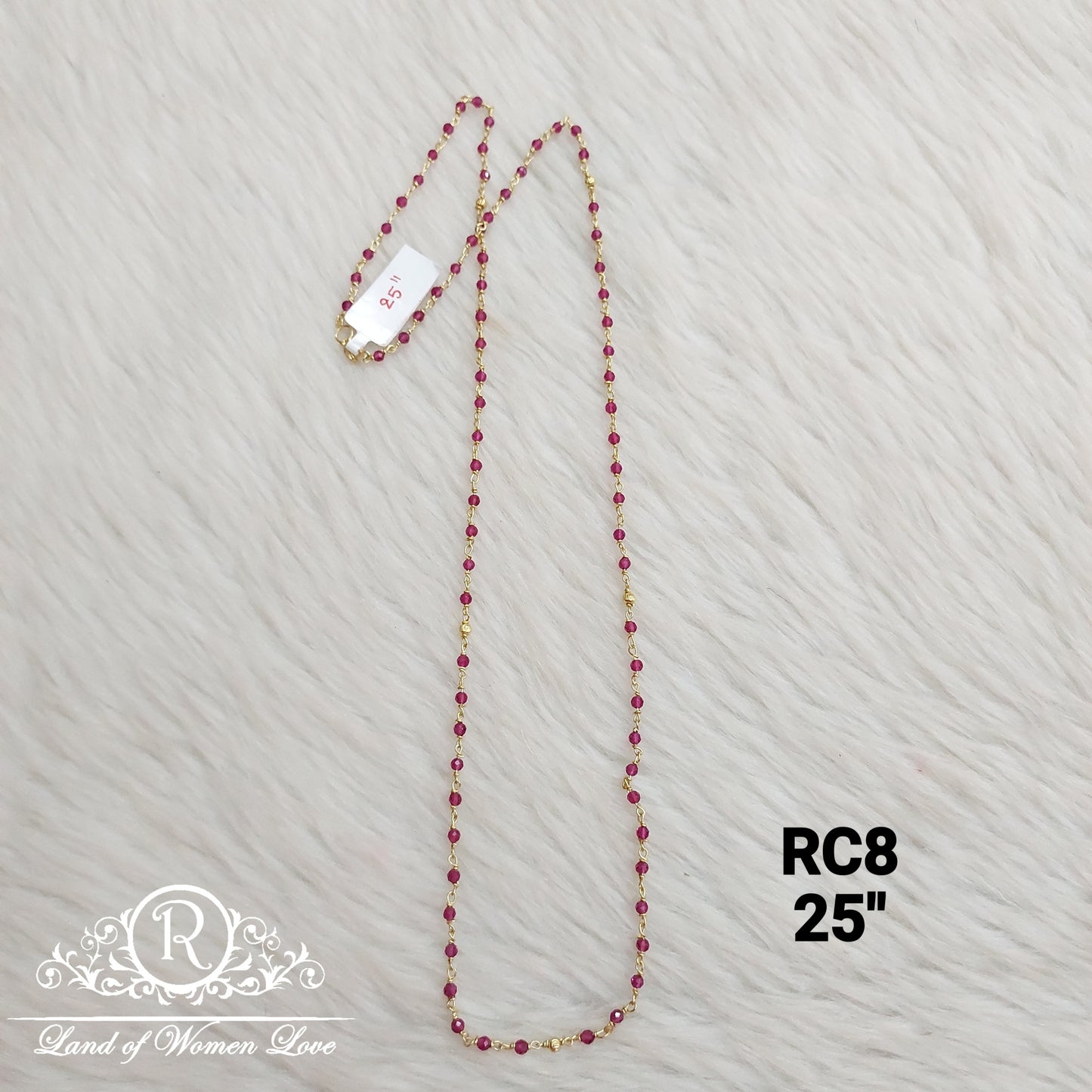 chain silver beads-rc54 92.5 silver ramala jewelry / ramala collections