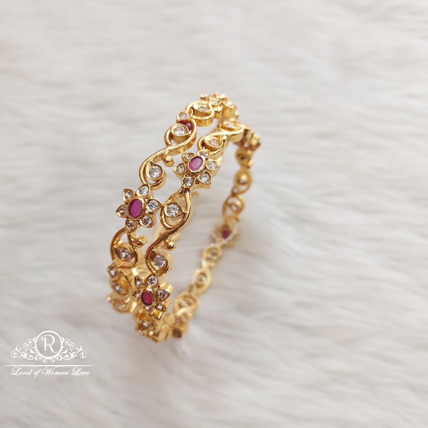 Silver Bangles designs-RN29