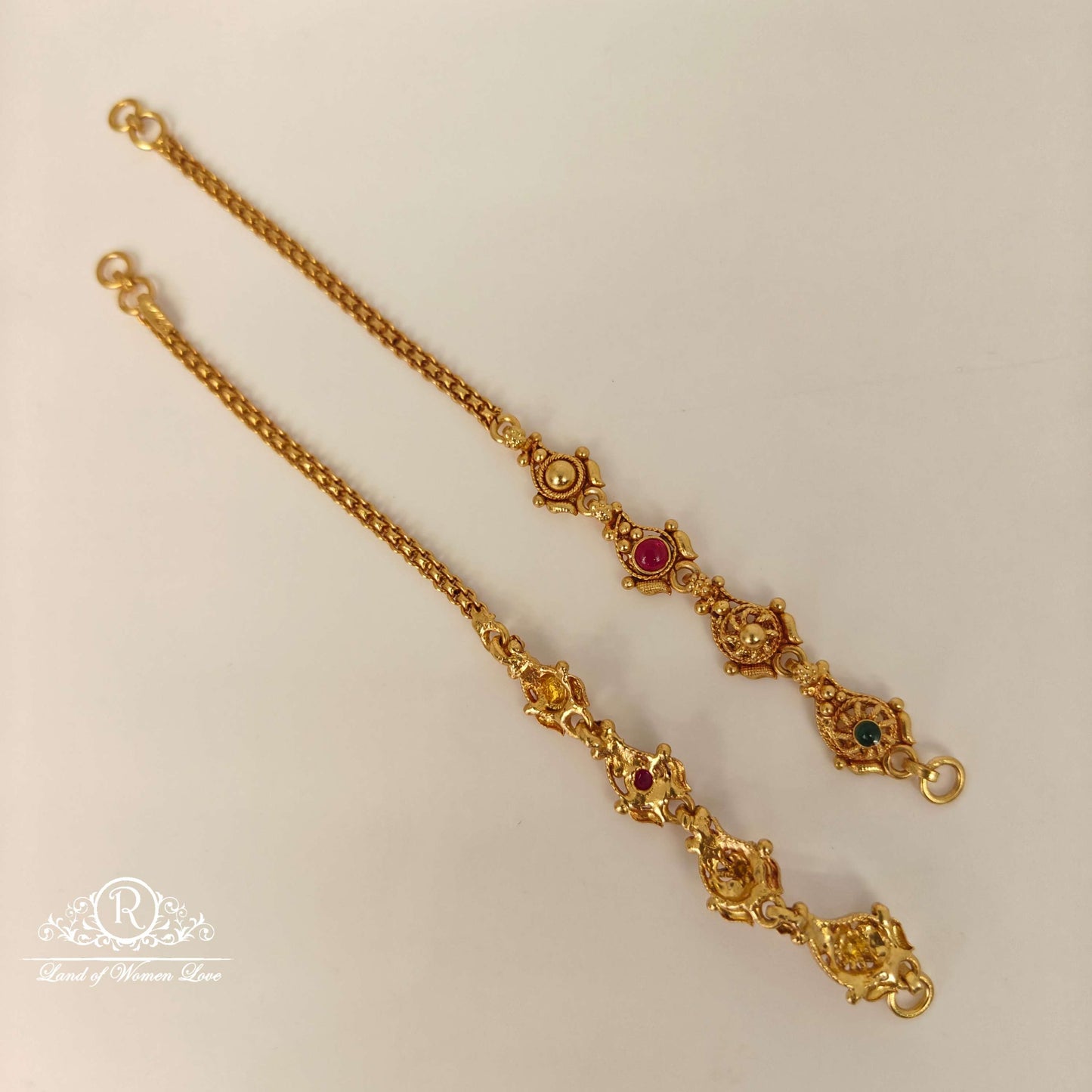 Silver Earchains-RC85-70CP097