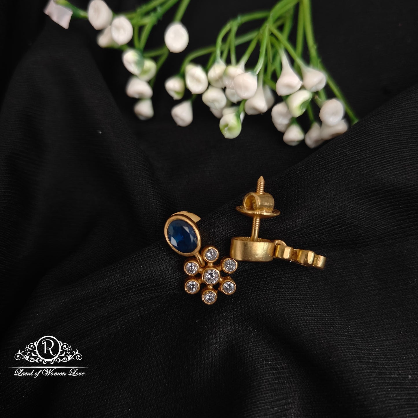 92.5 silver simple and cute earrings-RCL26