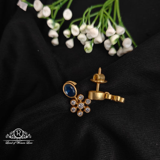 92.5 silver simple and cute earrings-RCL26