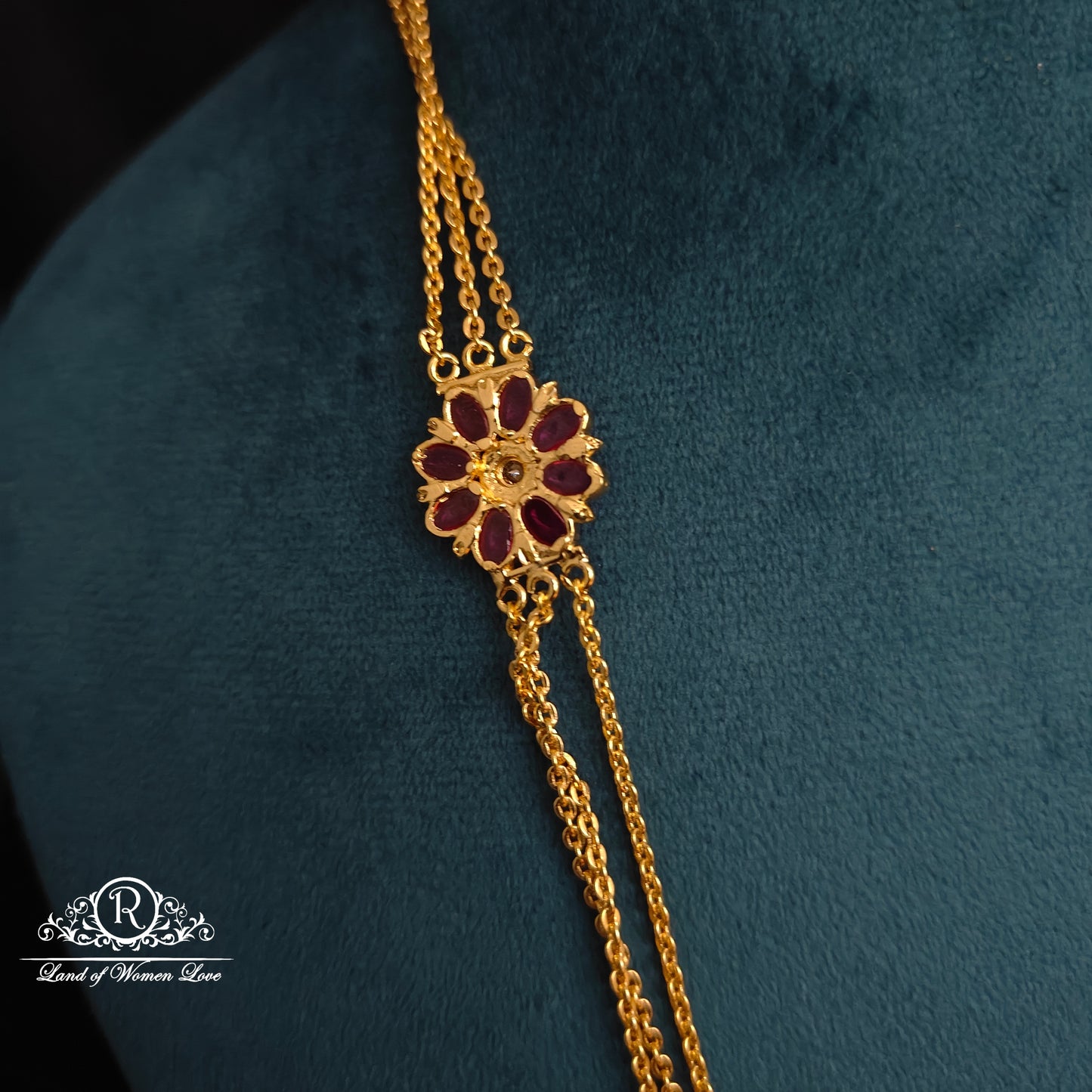 92.5 silver simple and cute chandraharam-RCK298