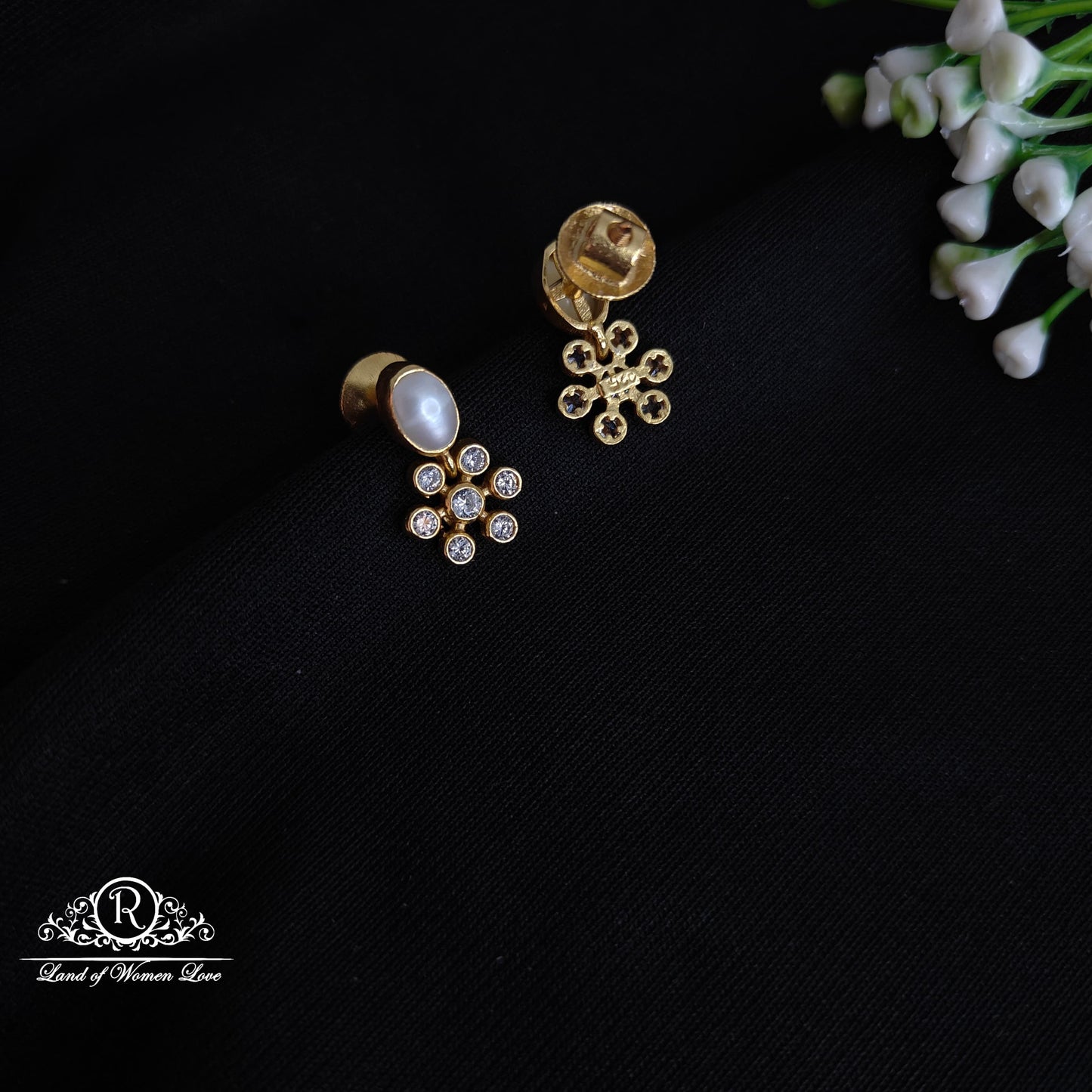 Silver earrings-RCL31