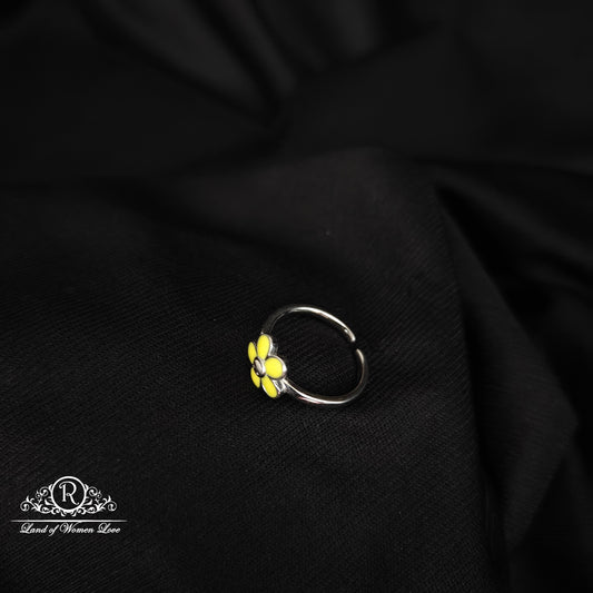 92.5 SILVER ADJUSTABLE FINGER RINGS-RCH1089