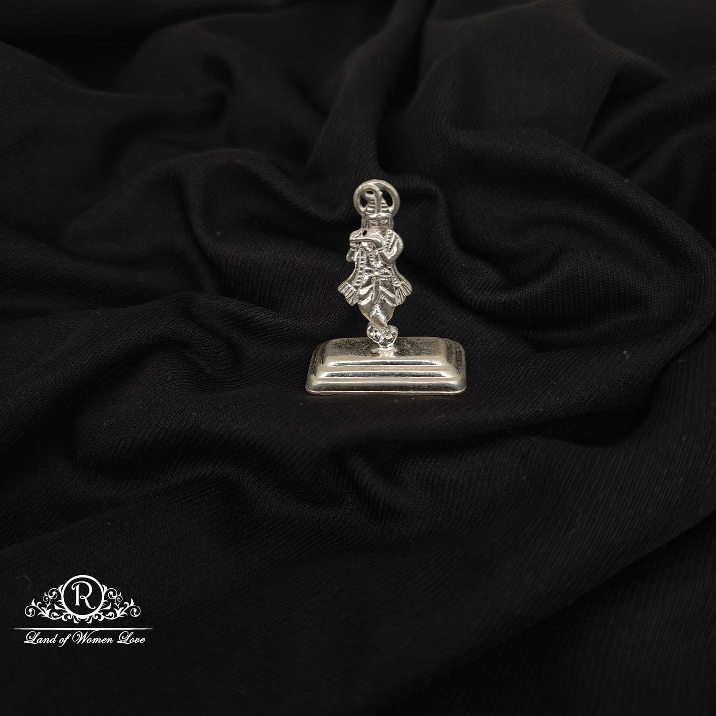SILVER KRISHNA IDOL-RCRS116