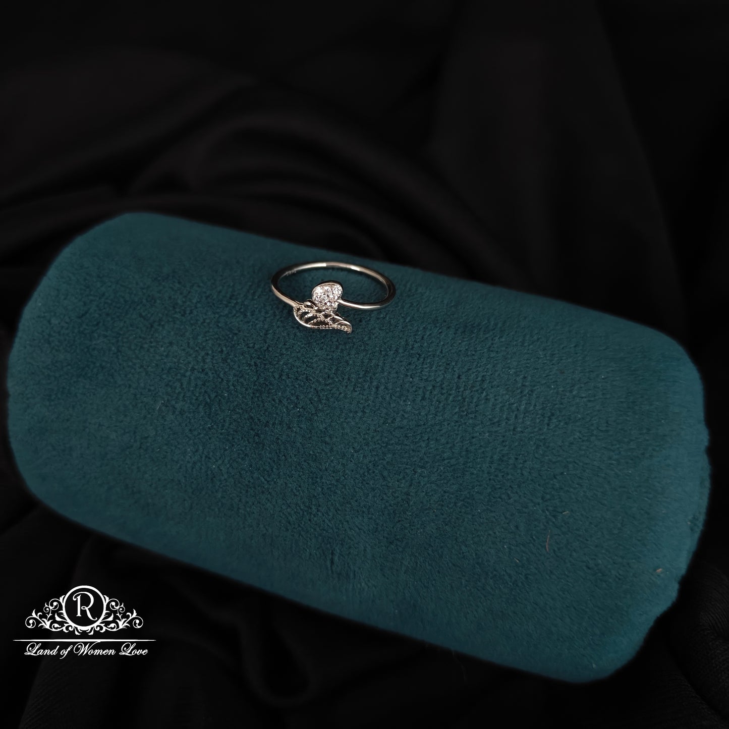 92.5 SILVER ADJUSTABLE FINGER RINGS-RCH1090