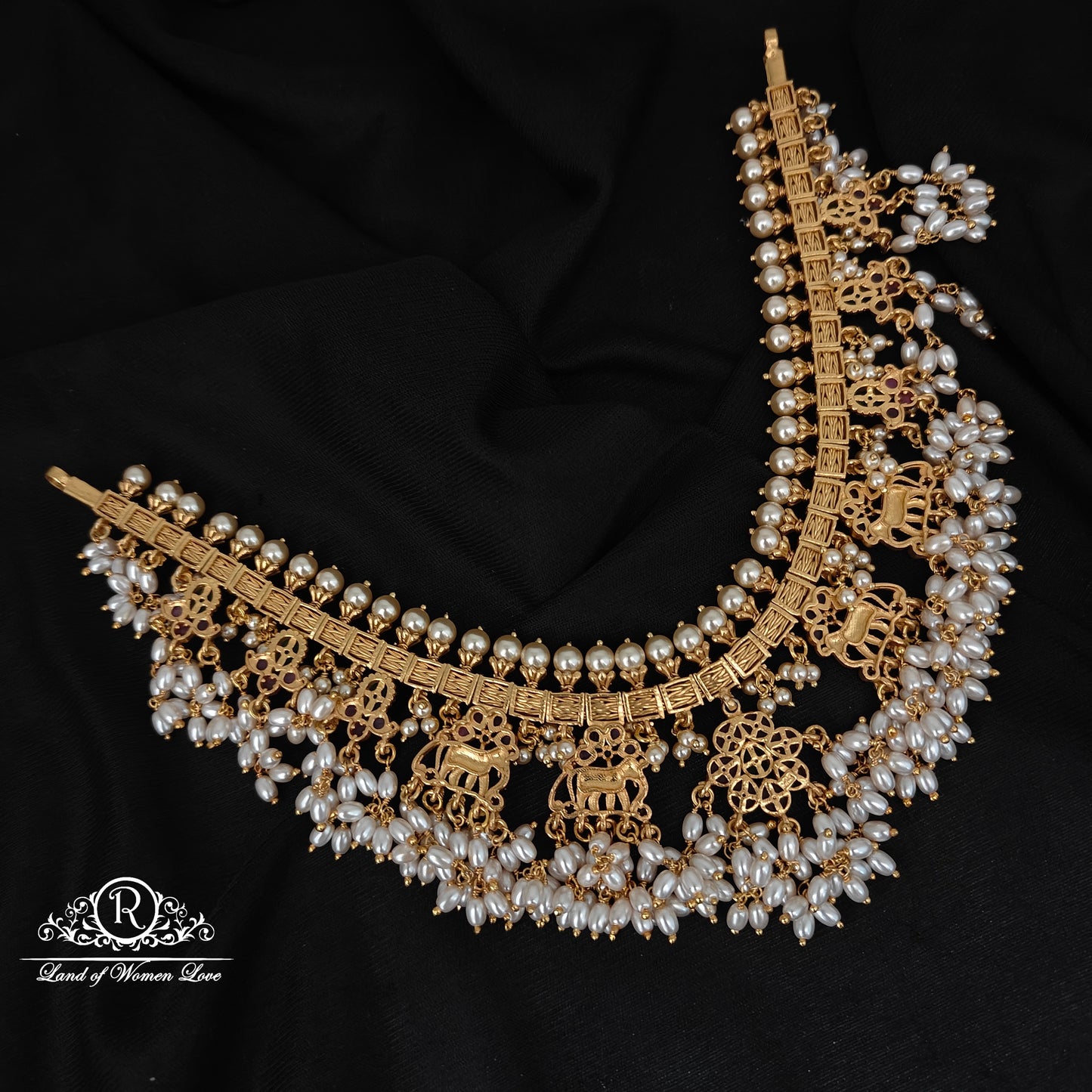 92.5 SILVER GUTTAPUSALU-NECKLACE-RCM1372