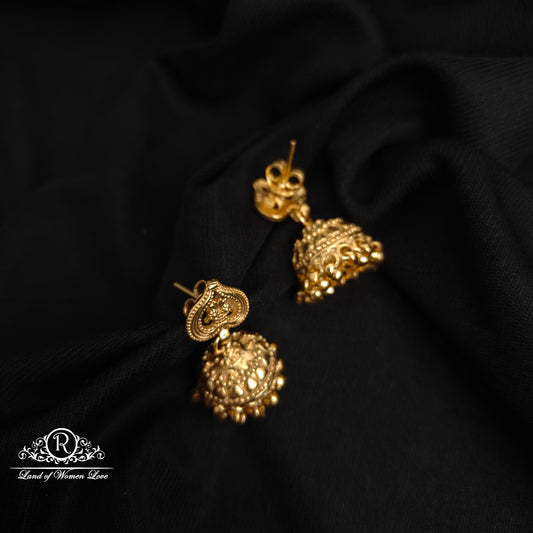 Silver jhumkas -RCH366