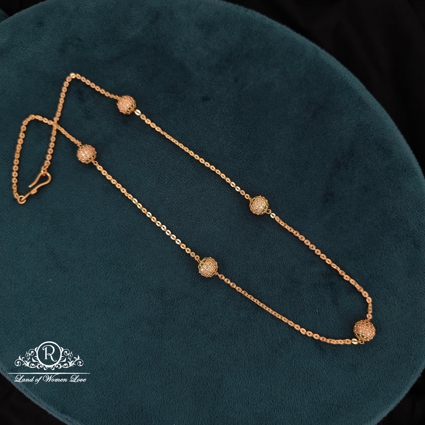 92.5 SILVER GOLD POLISH CHAIN-RCH1105